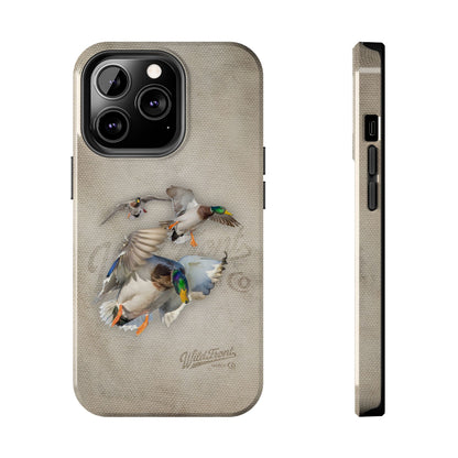Mallards Flying-Tough Phone Case