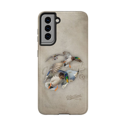 Mallards Flying-Tough Phone Case