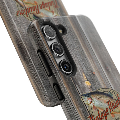 Vintage Rainbow Trout Tough Phone Cases