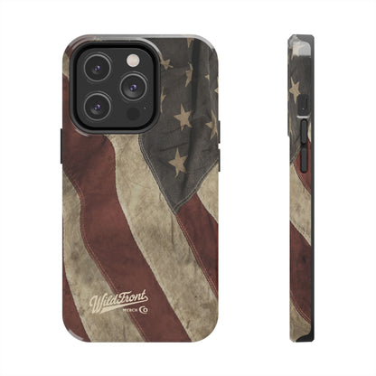 Vintage American Flag-Tough Phone Case