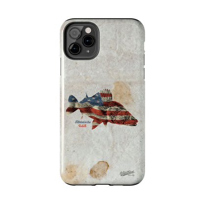 Walleye Filleted In The USA Tough Phone Cases