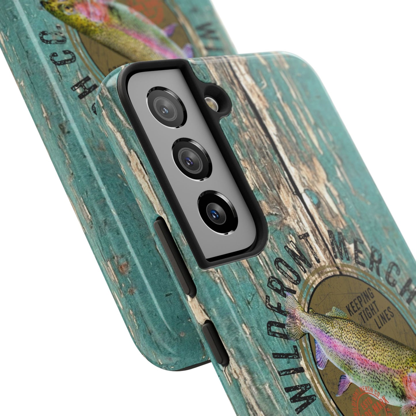 Vintage Rainbow Trout-Tough Phone Case