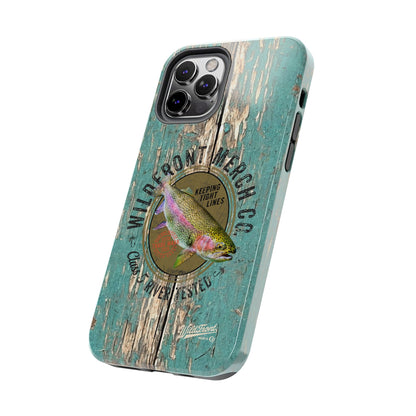 Vintage Rainbow Trout-Tough Phone Case