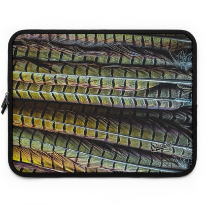 Pheasant Tail Feathers Laptop Sleeve