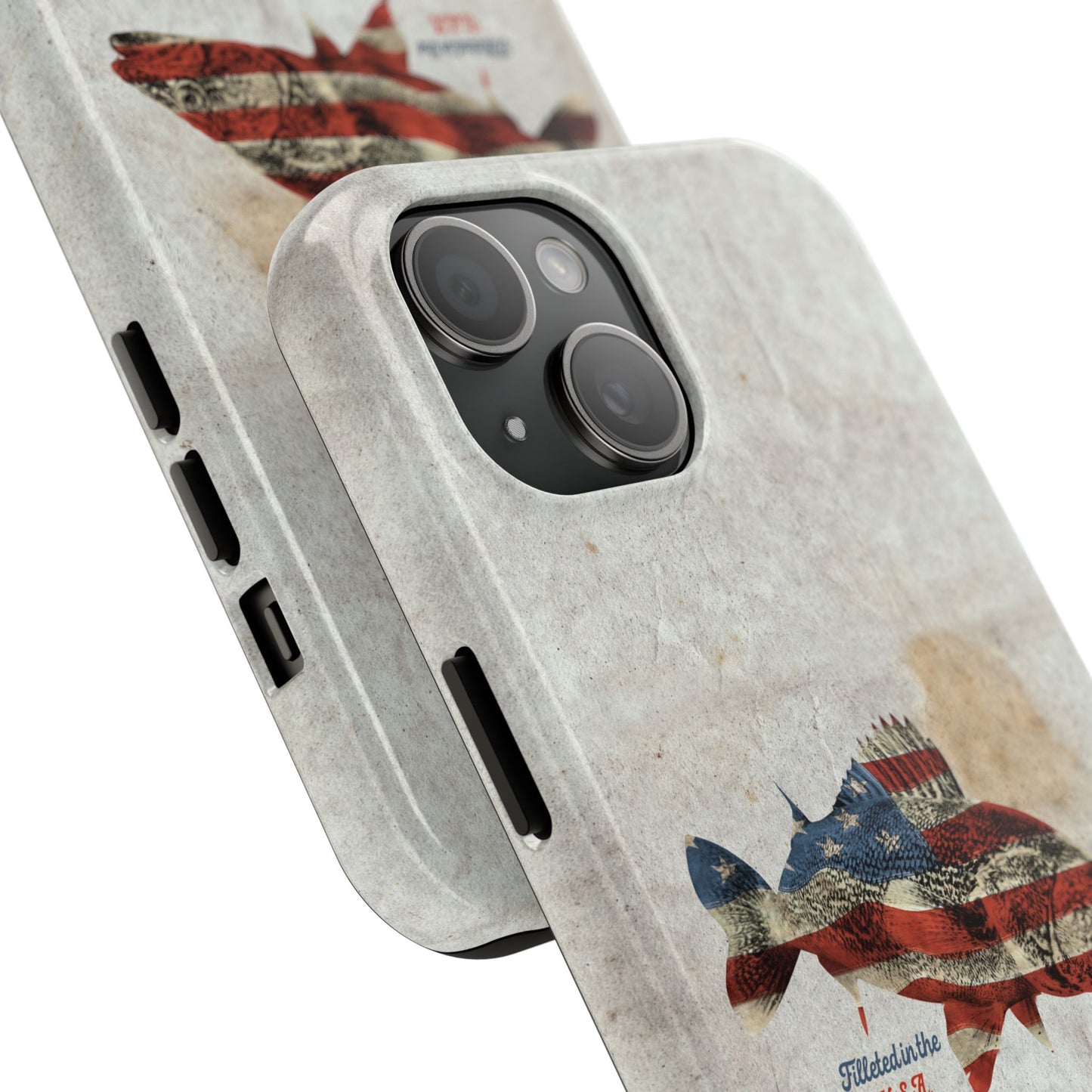 Walleye Filleted In The USA Tough Phone Cases