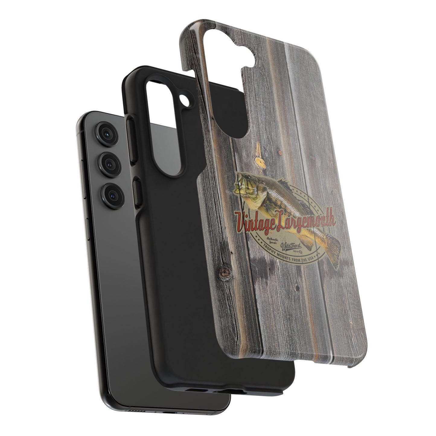 Vintage Largemouth Bass Tough Phone Cases
