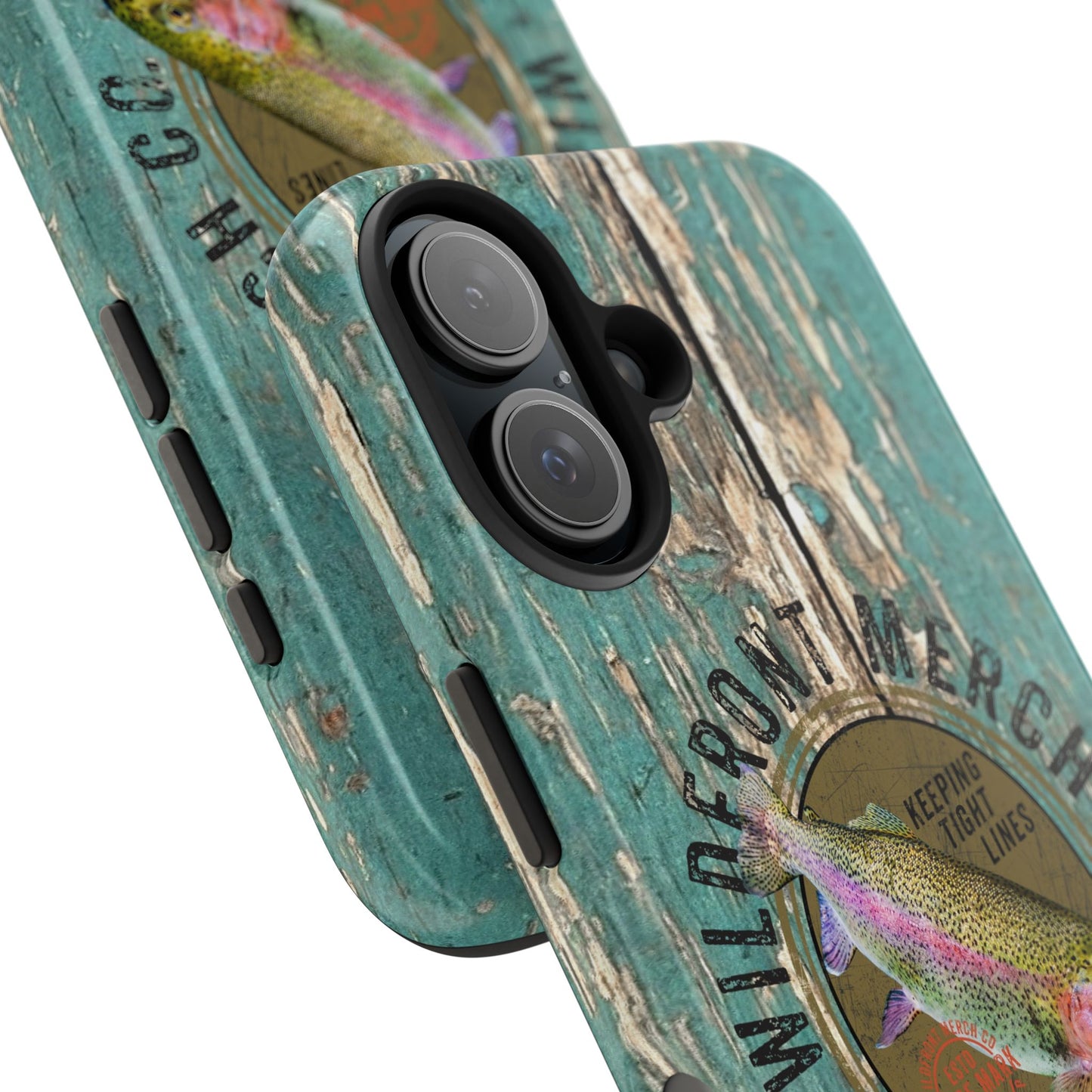 Vintage Rainbow Trout-Tough Phone Case