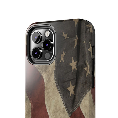 Vintage American Flag-Tough Phone Case