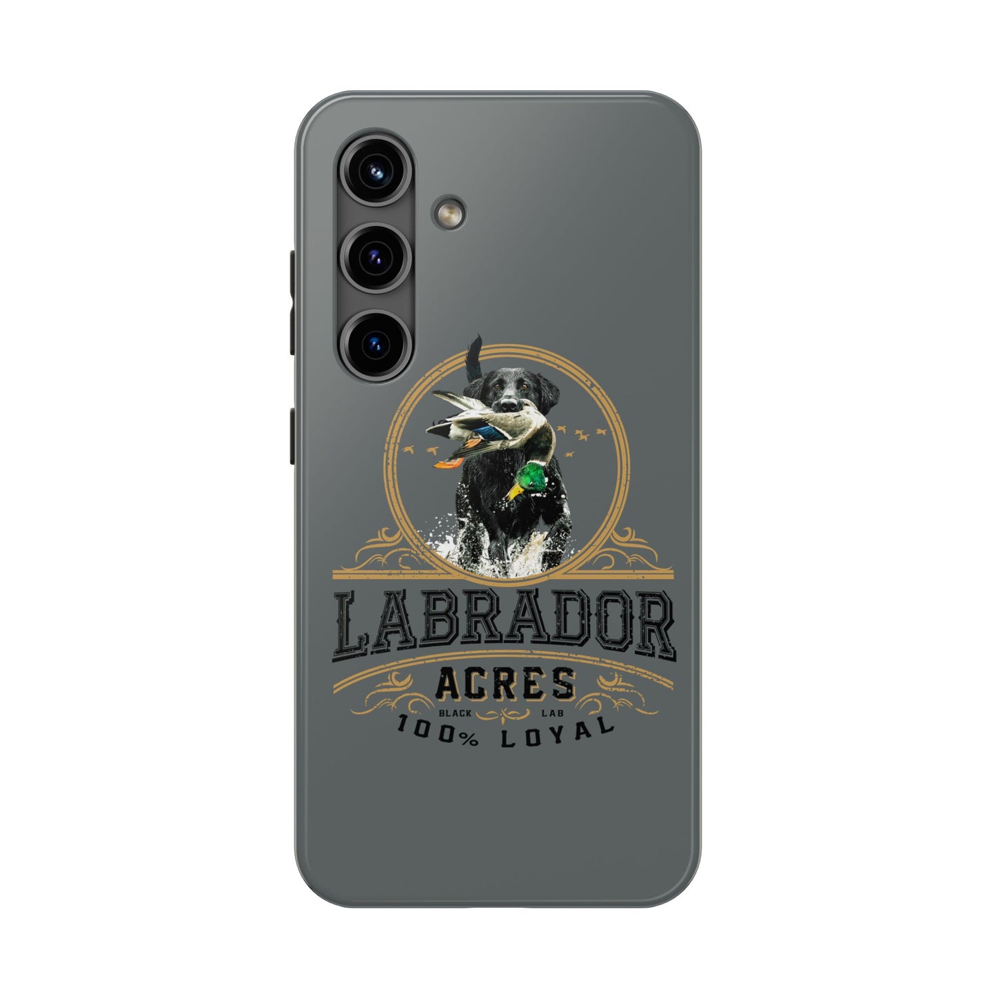 Labrador Acres Black Phone Case