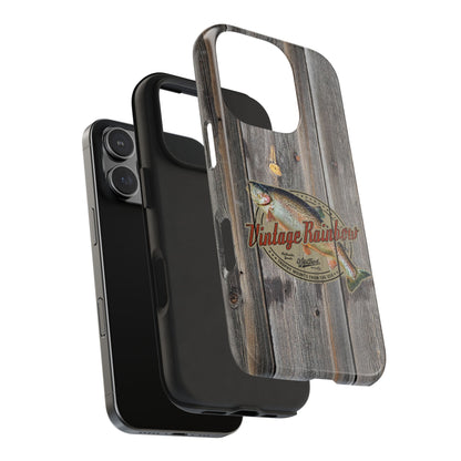 Vintage Rainbow Trout Tough Phone Cases