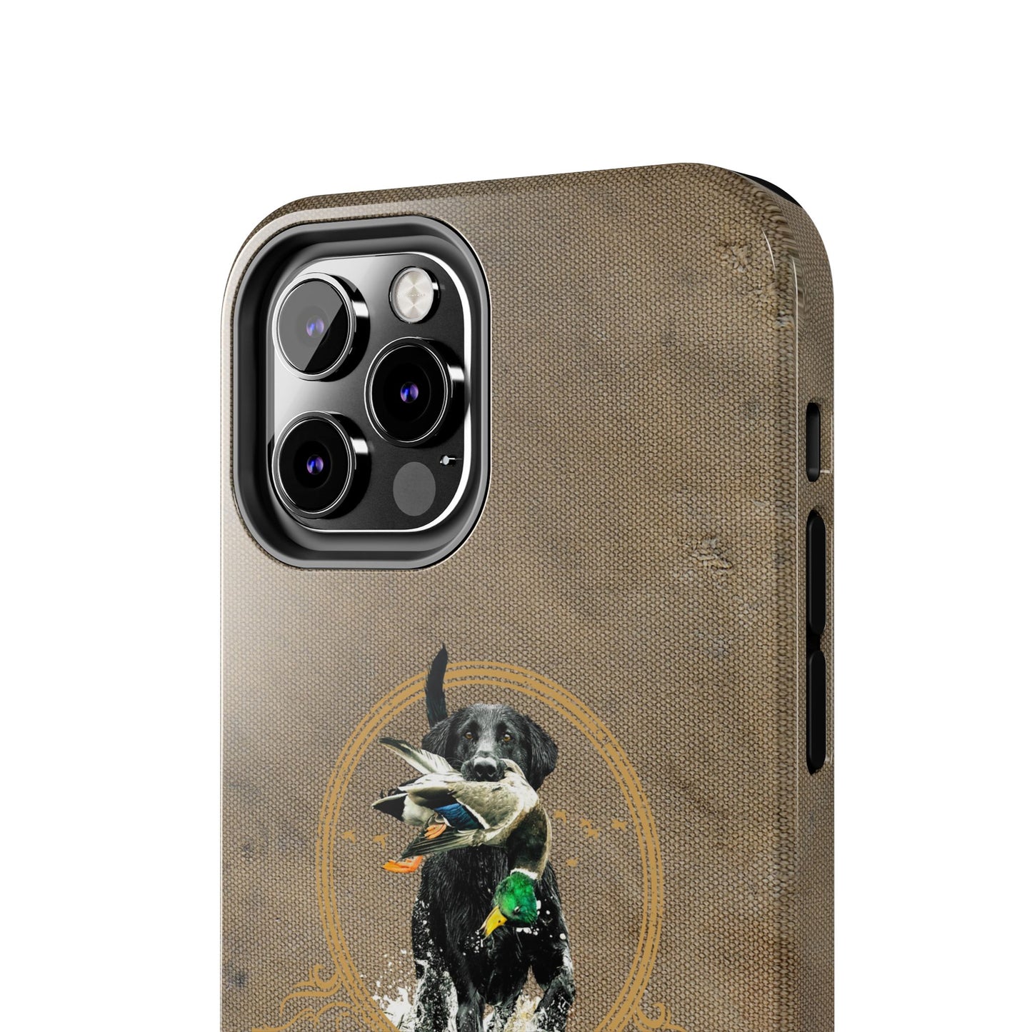 Black labrador-Tough Phone Cases