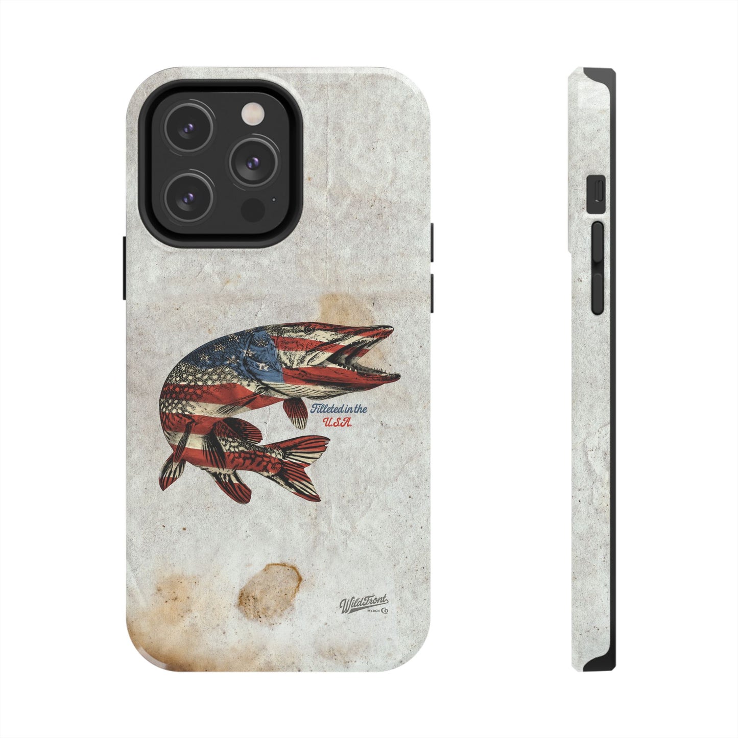 Northern Pike Filleted In The USA Tough Phone Cases