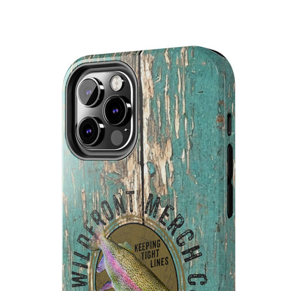 Vintage Rainbow Trout-Tough Phone Case