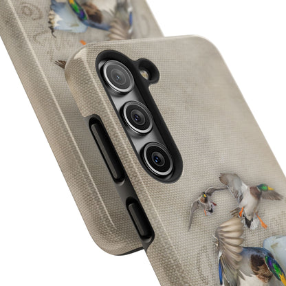 Mallards Flying-Tough Phone Case