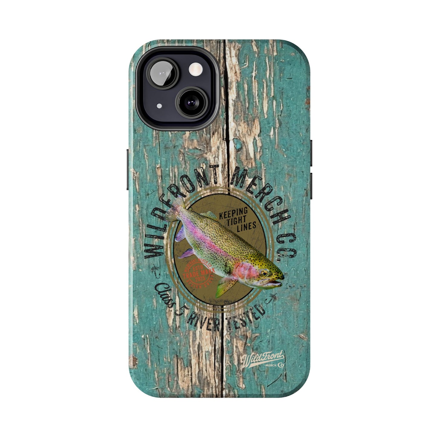 Vintage Rainbow Trout-Tough Phone Case