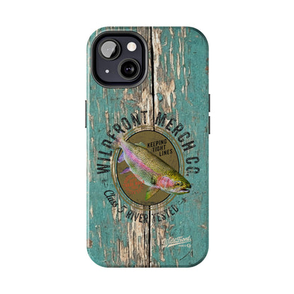 Vintage Rainbow Trout-Tough Phone Case