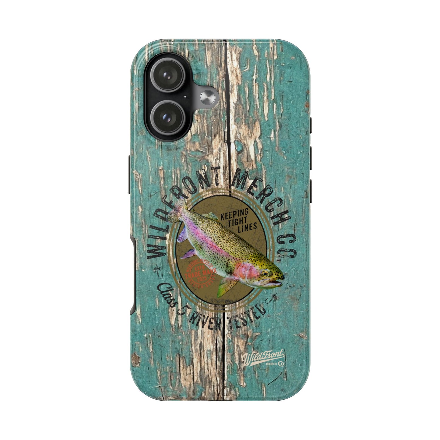 Vintage Rainbow Trout-Tough Phone Case