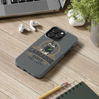 Labrador Acres Black Phone Case