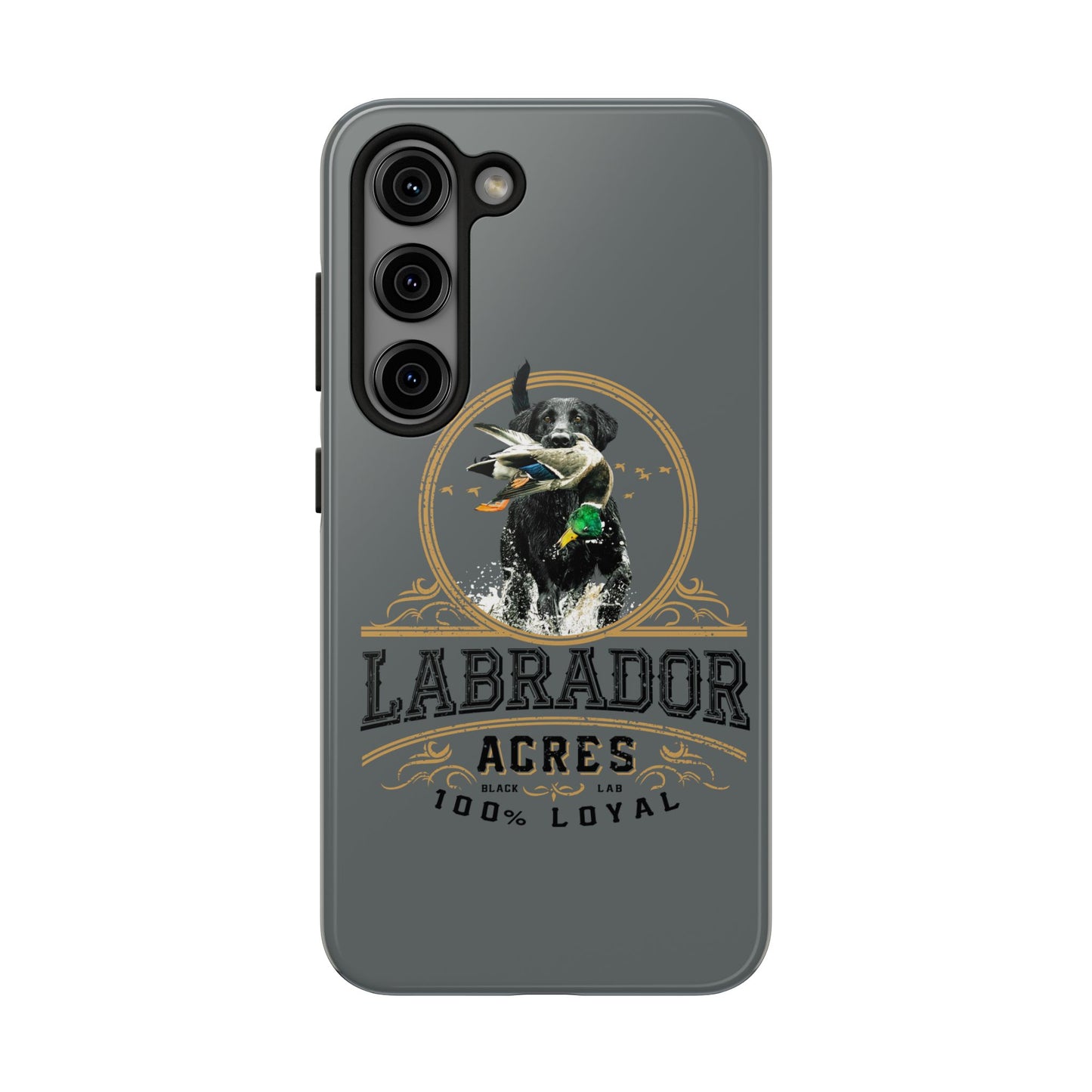 Labrador Acres Black Phone Case