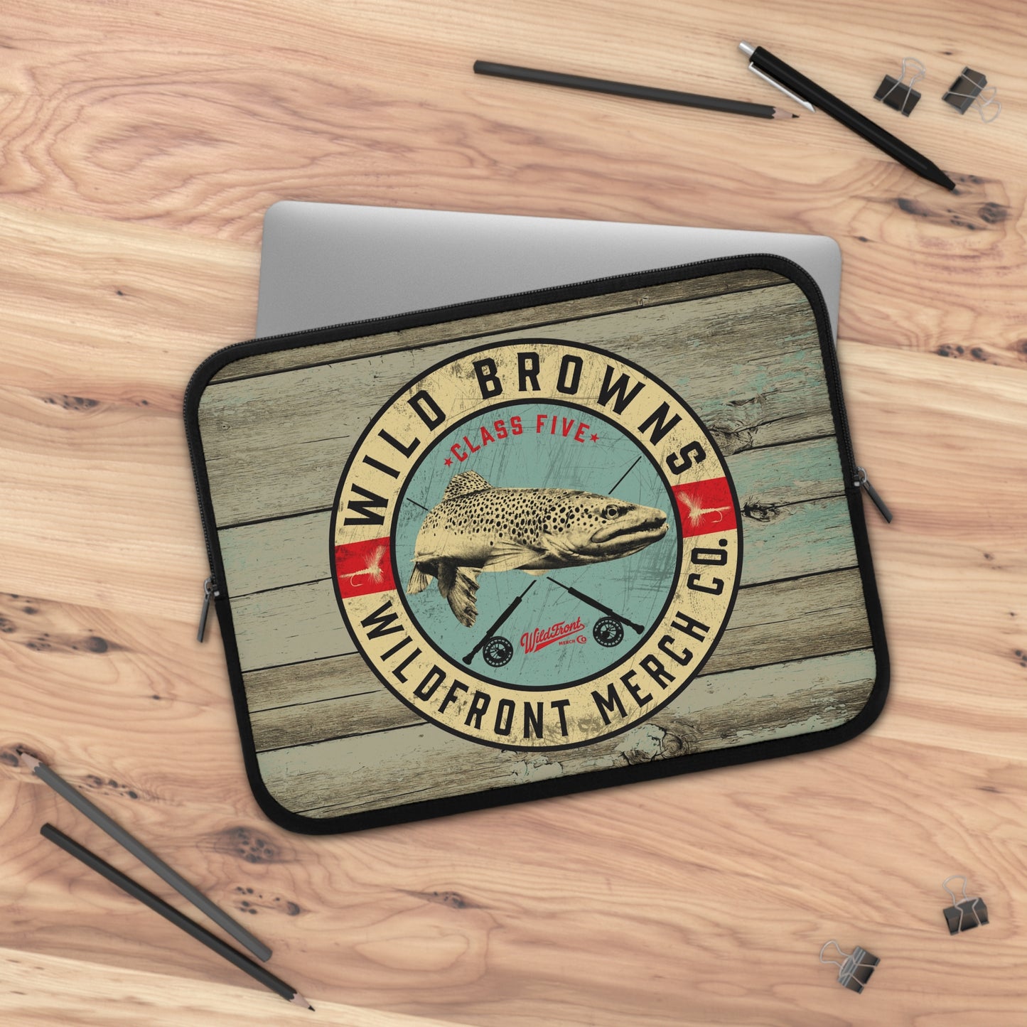 Brown Trout Laptop Sleeve