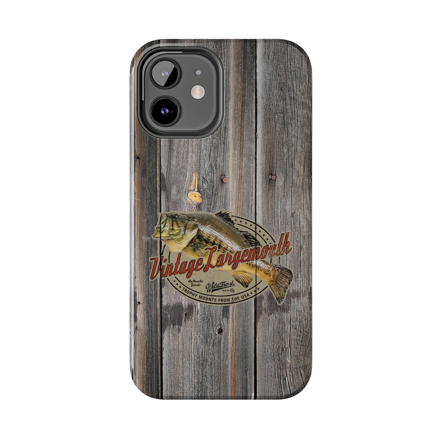 Vintage Largemouth Bass Tough Phone Cases