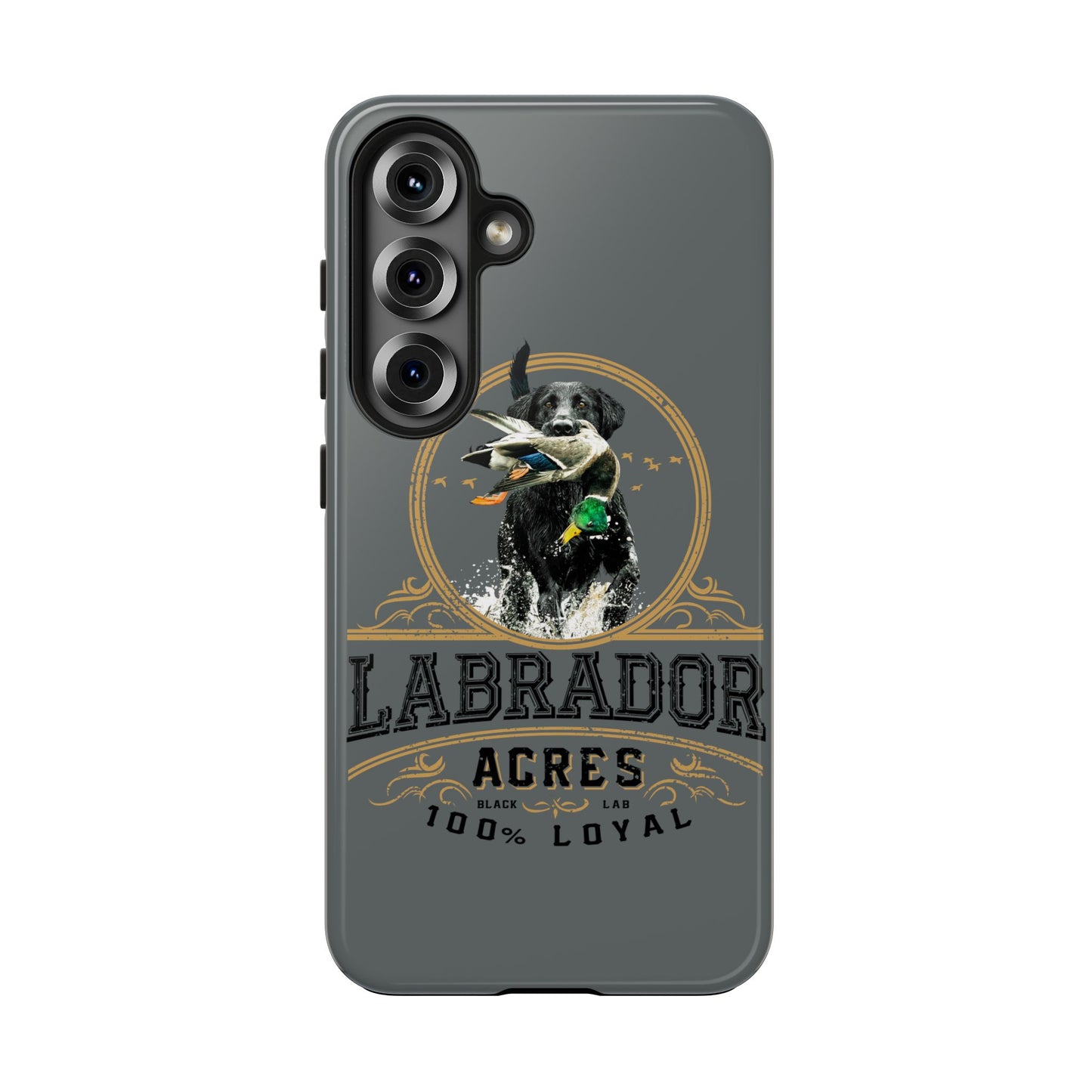 Labrador Acres Black Phone Case
