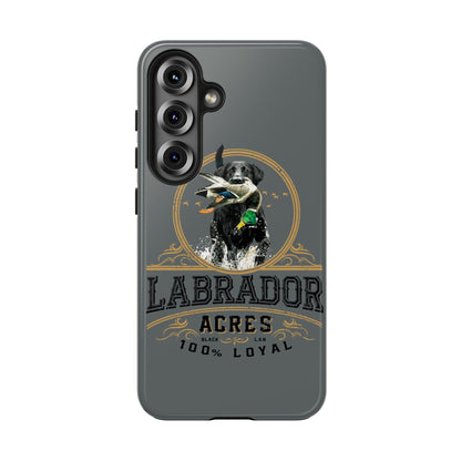 Labrador Acres Black Phone Case