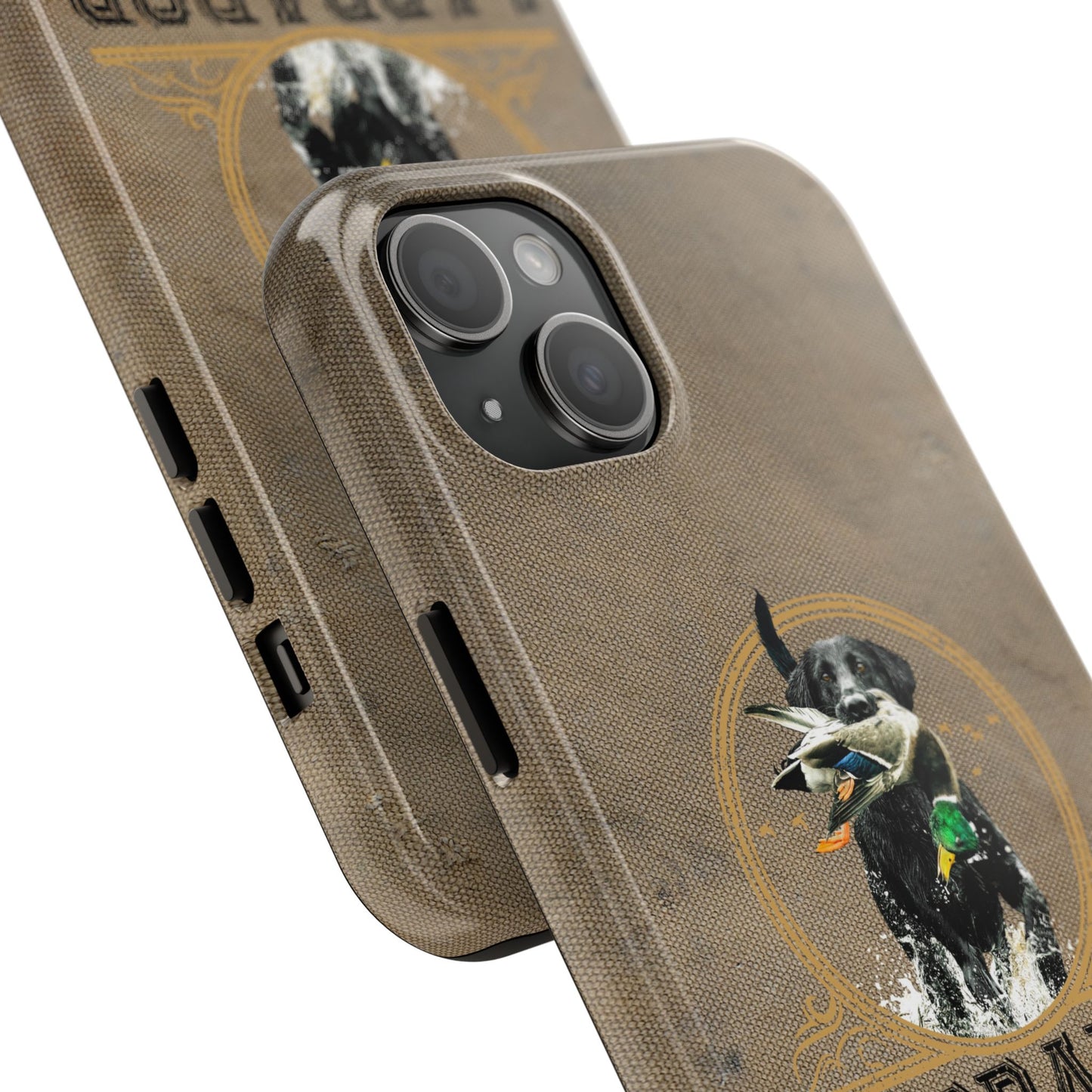 Black labrador-Tough Phone Cases