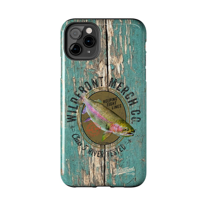 Vintage Rainbow Trout-Tough Phone Case