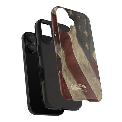 Vintage American Flag-Tough Phone Case