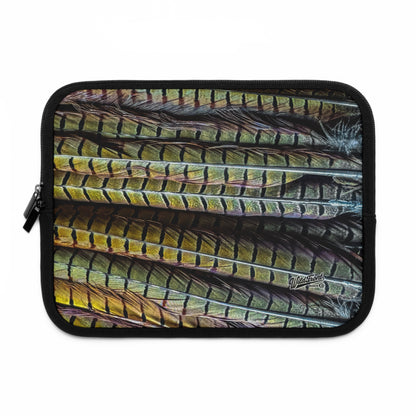 Pheasant Tail Feathers Laptop Sleeve