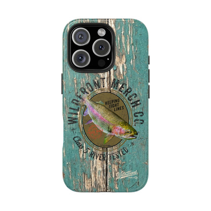 Vintage Rainbow Trout-Tough Phone Case