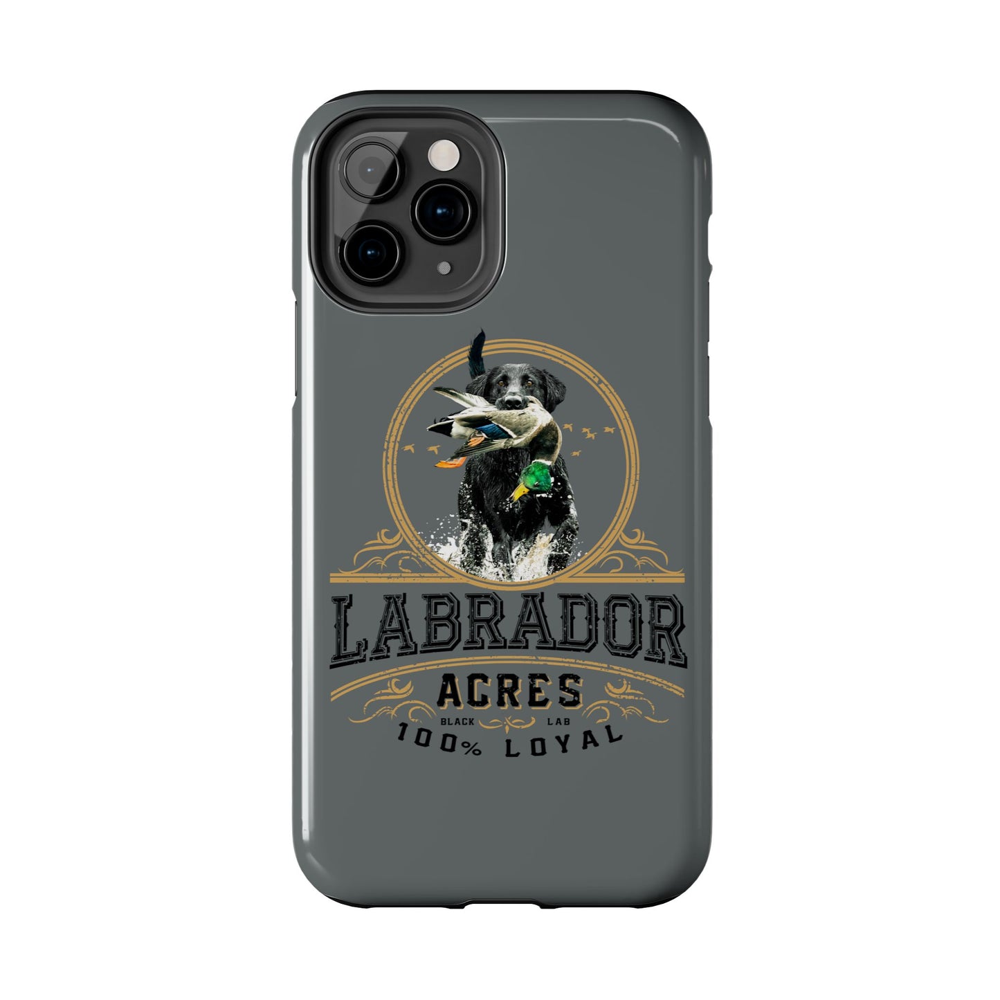 Labrador Acres Black Phone Case