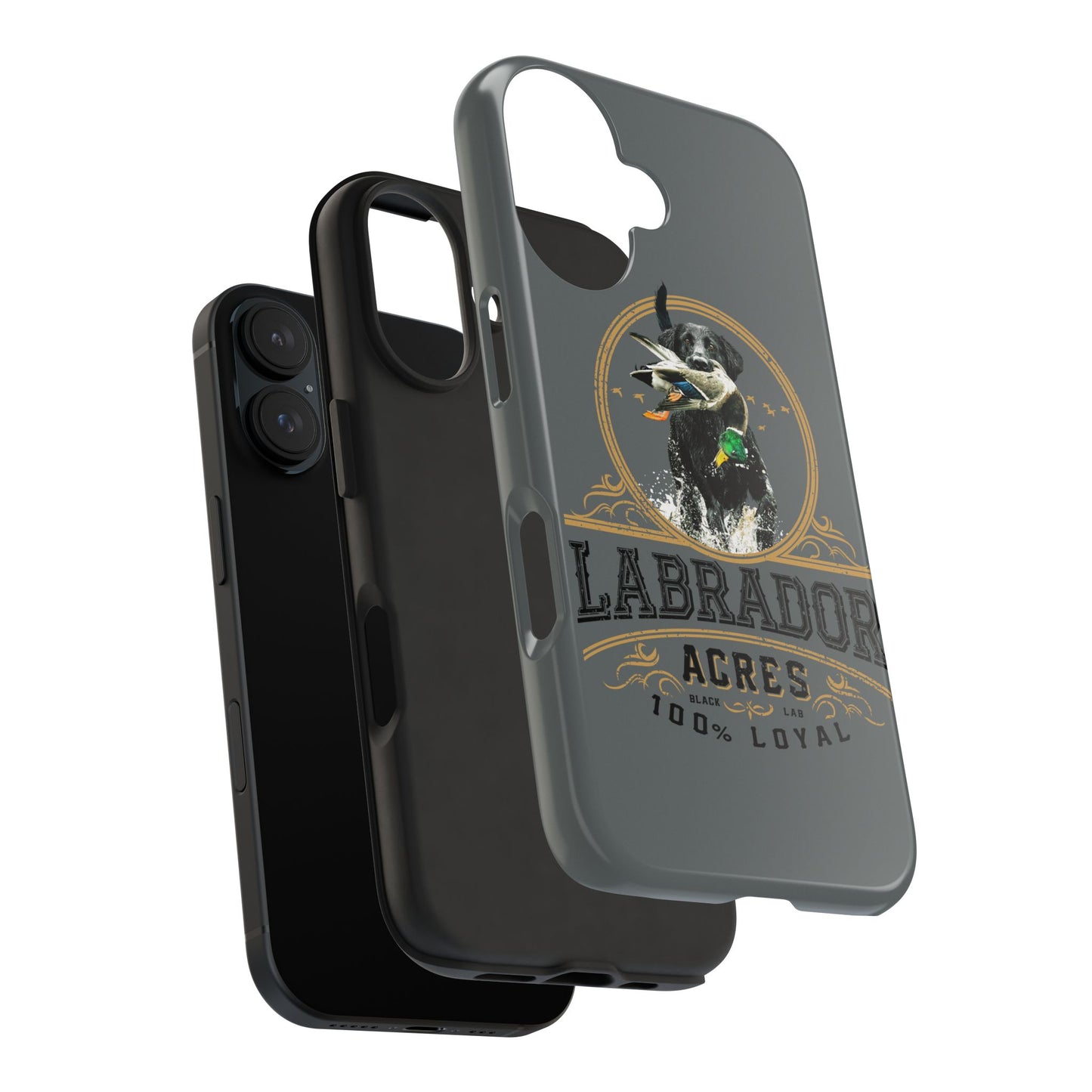 Labrador Acres Black Phone Case