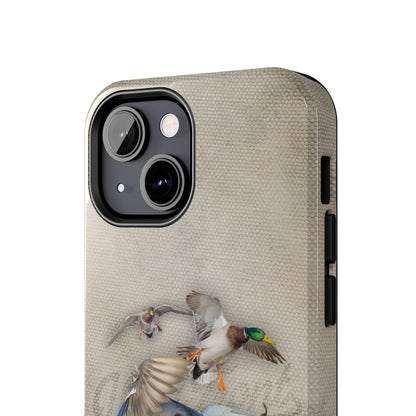 Mallards Flying-Tough Phone Case