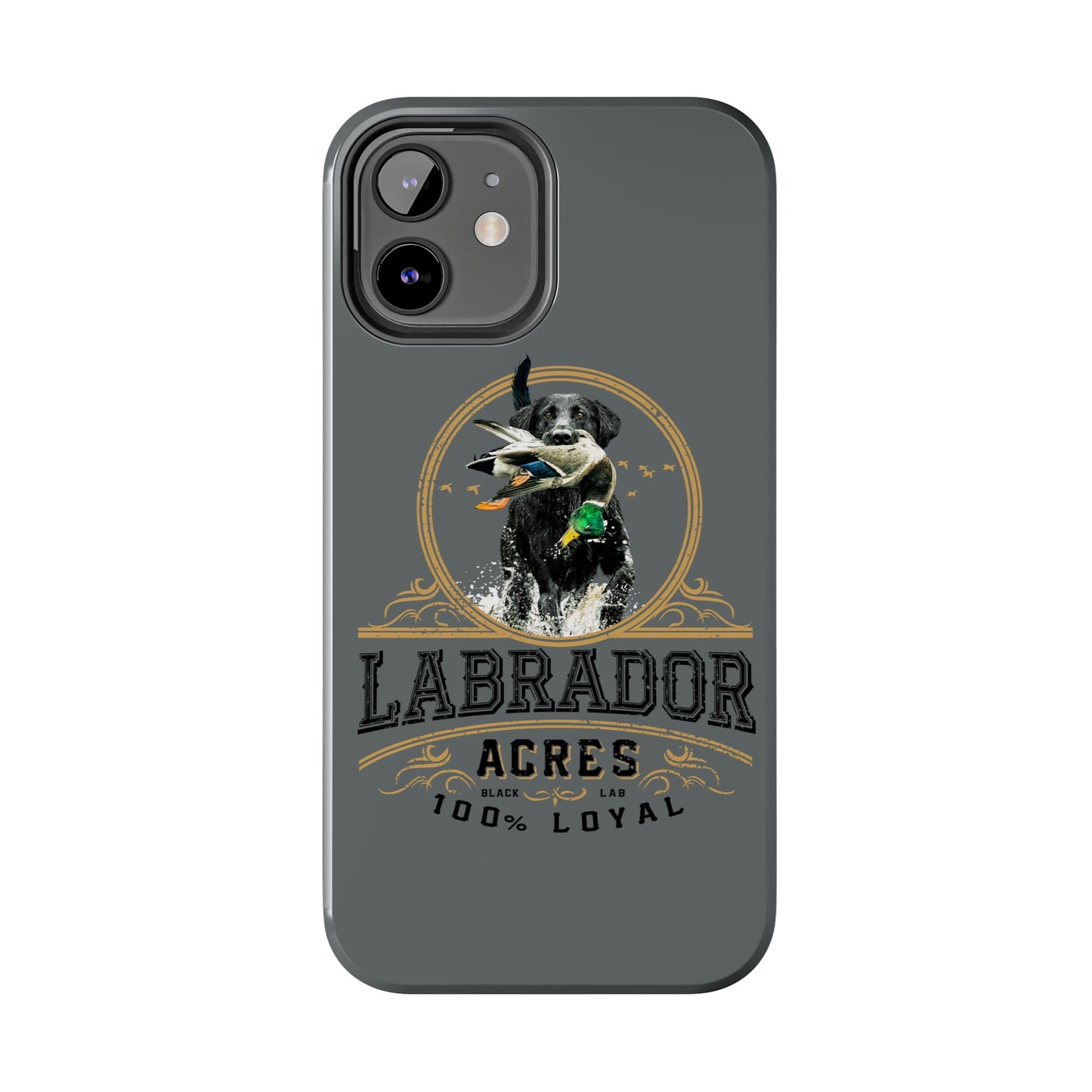 Labrador Acres Black Phone Case