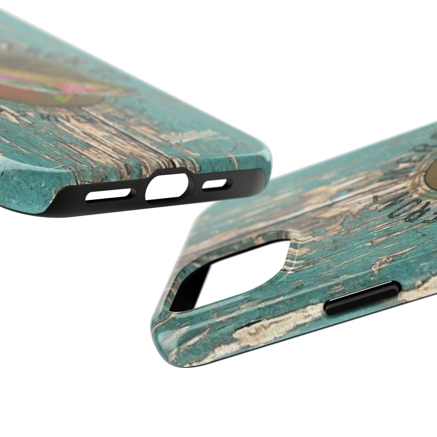 Vintage Rainbow Trout-Tough Phone Case