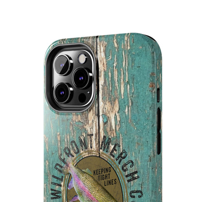 Vintage Rainbow Trout-Tough Phone Case