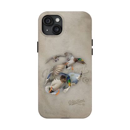 Mallards Flying-Tough Phone Case