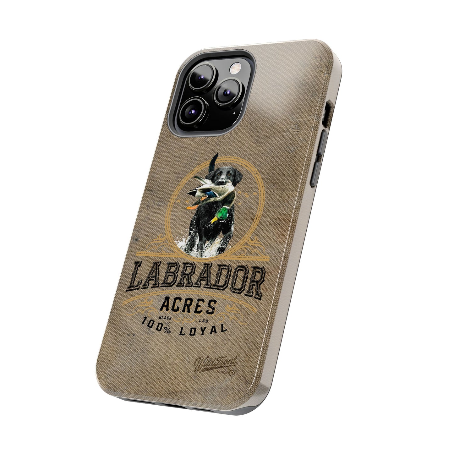 Black labrador-Tough Phone Cases
