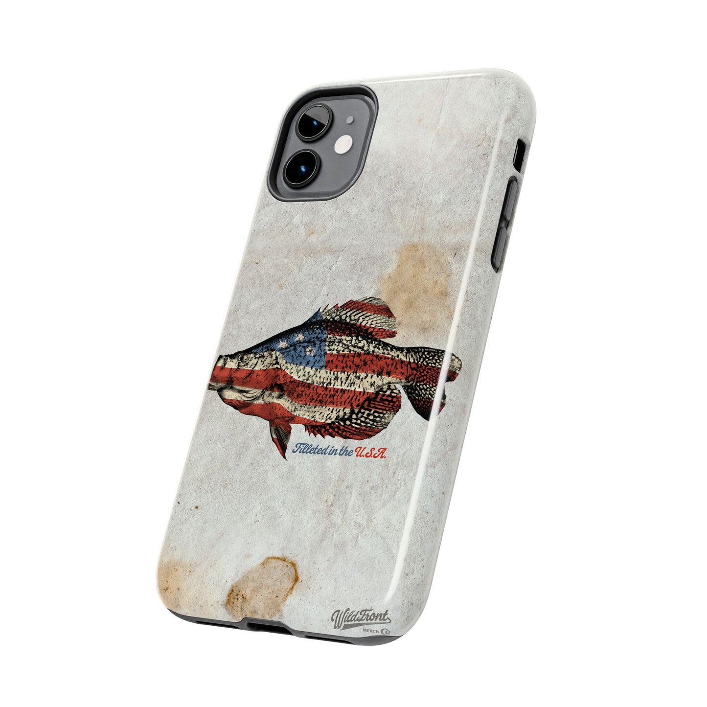 Crappie Filleted In The USA Tough Phone Cases