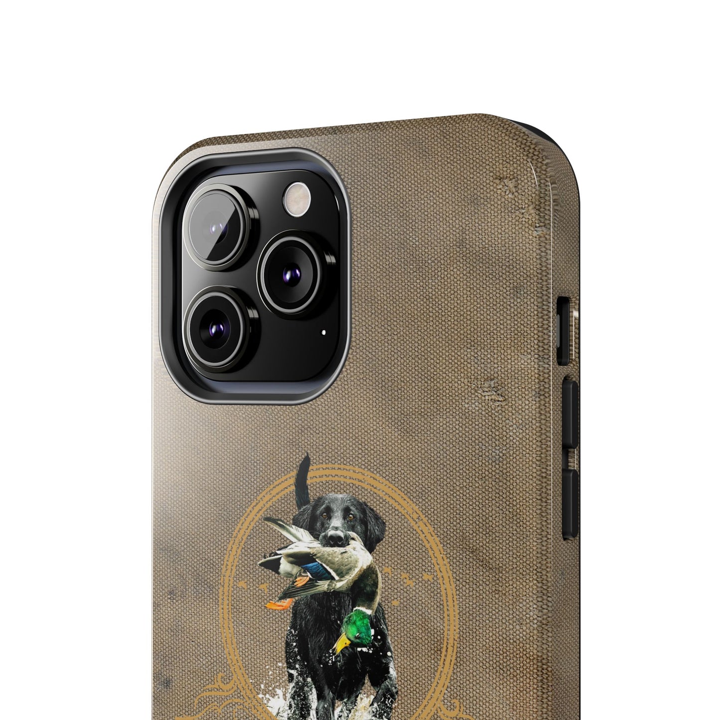Black labrador-Tough Phone Cases