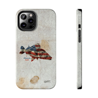 Walleye Filleted In The USA Tough Phone Cases