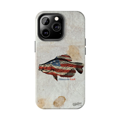 Crappie Filleted In The USA Tough Phone Cases