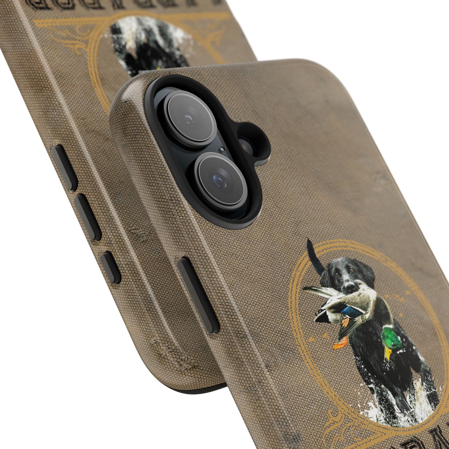 Black labrador-Tough Phone Cases