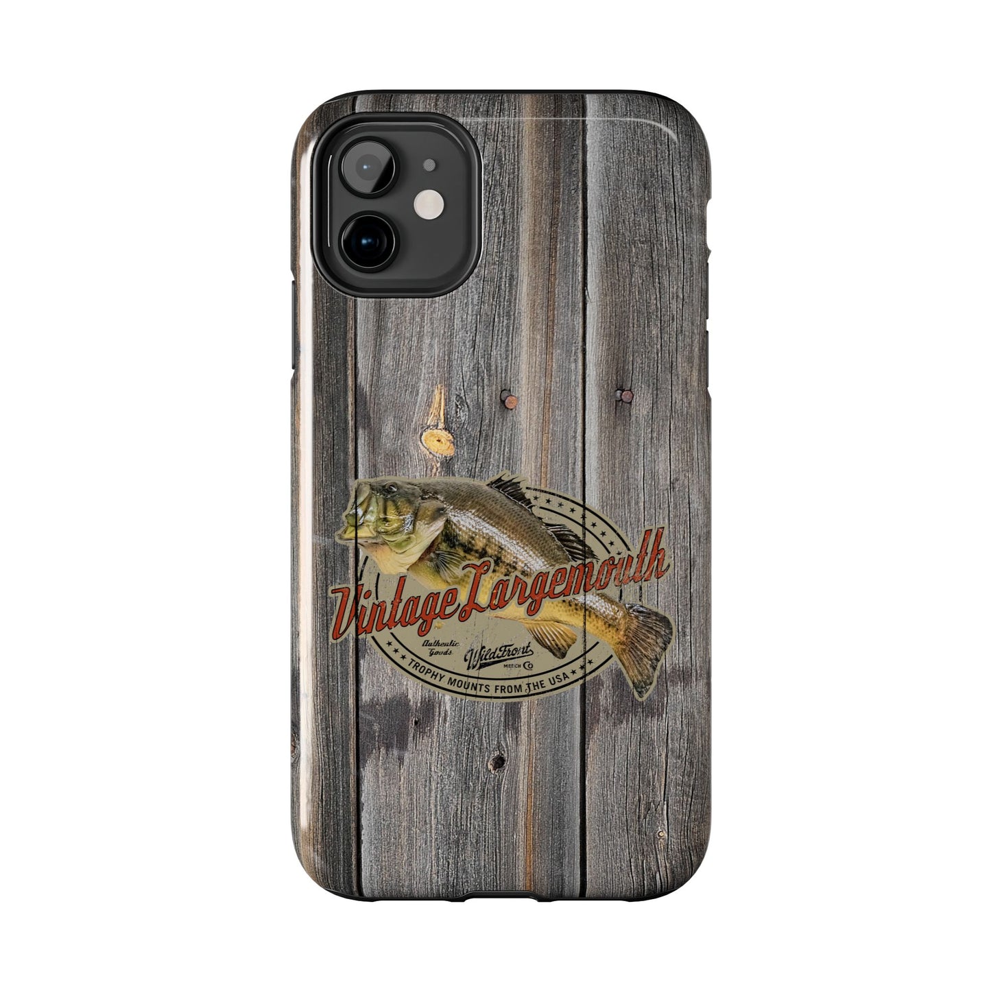 Vintage Largemouth Bass Tough Phone Cases