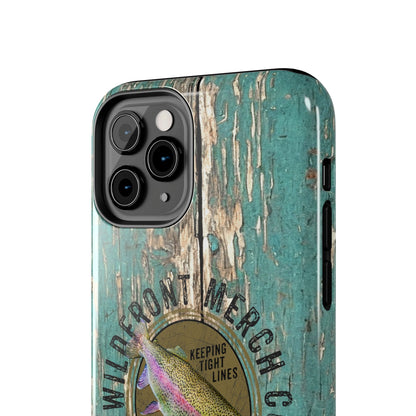 Vintage Rainbow Trout-Tough Phone Case