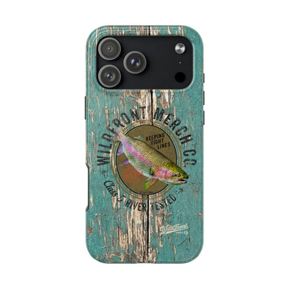 Vintage Rainbow Trout-Tough Phone Case