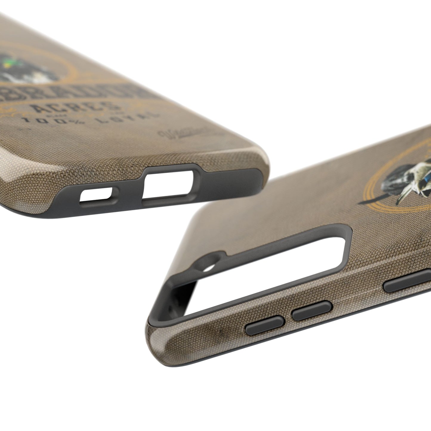 Black labrador-Tough Phone Cases