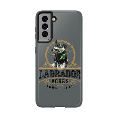Labrador Acres Black Phone Case